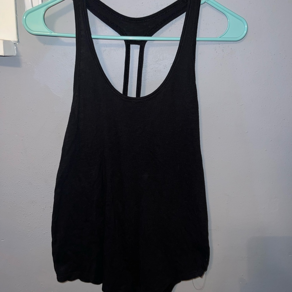 Black Flowy Tank Top